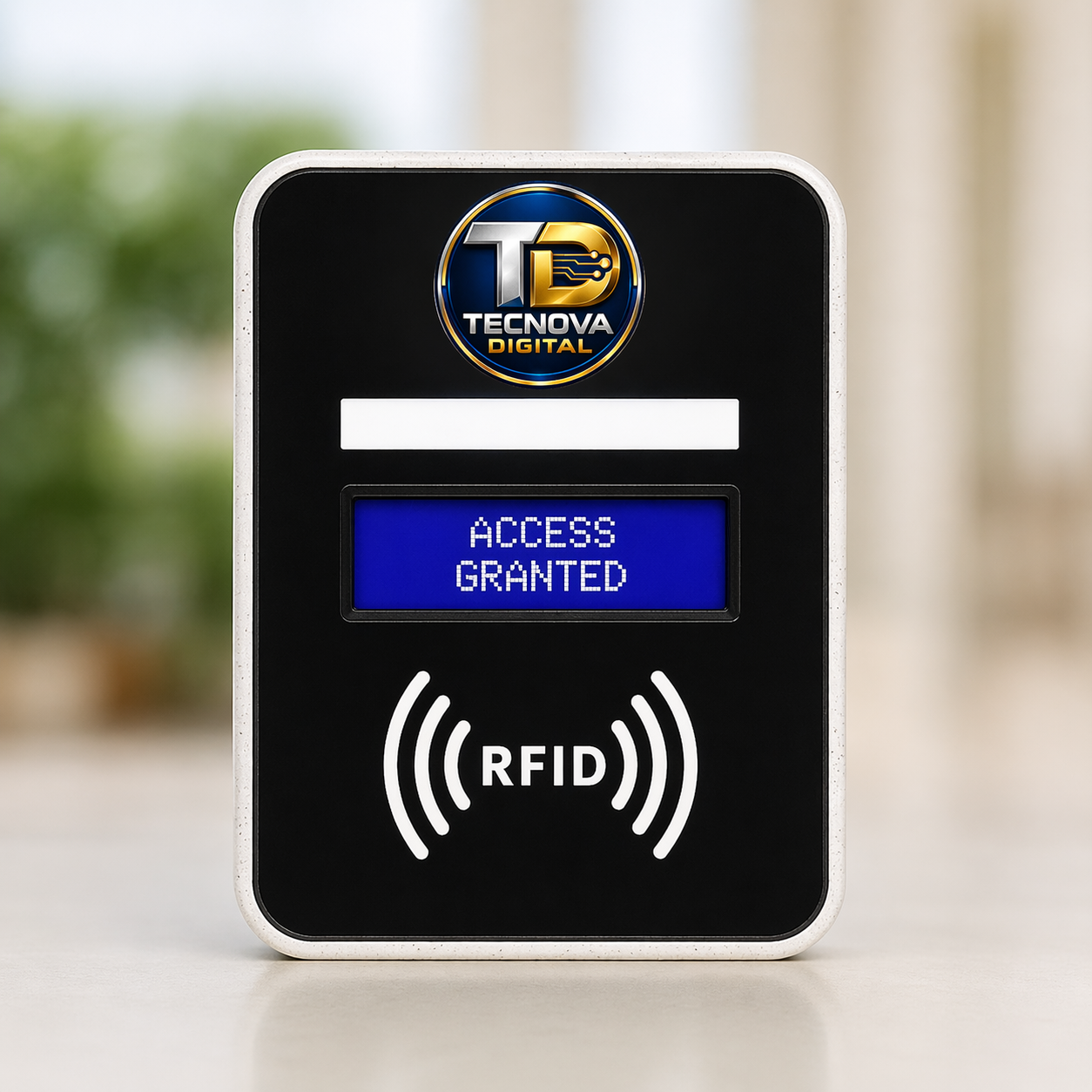 Tecnova Digital RFID reader device close up